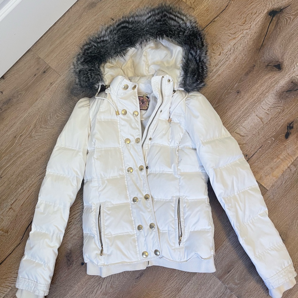 Posh, warm, and comfortable winter jacket by Juicy Couture!